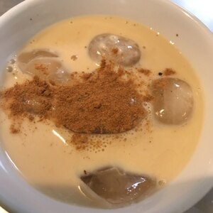 簡単☆カフェ風☆豆乳アイスカフェラテ